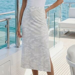 Revolve Z Supply Alva Camo Dove Grey Skirt (S)